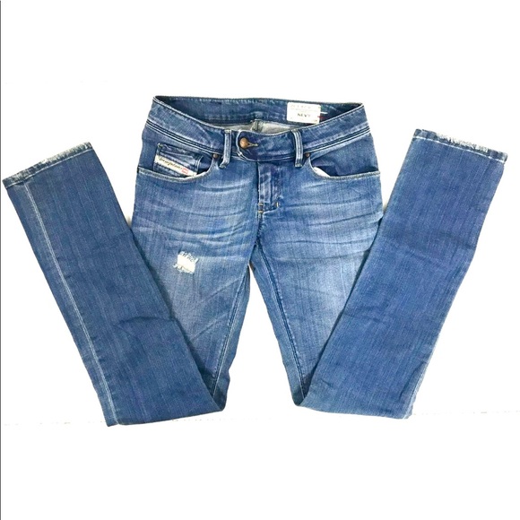 Diesel Wash 008V Strech Light Wash Jeans - Picture 1 of 6